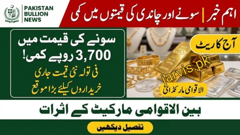 Pakistan Gold and Silver Price Update 2026: Latest Drop Explained