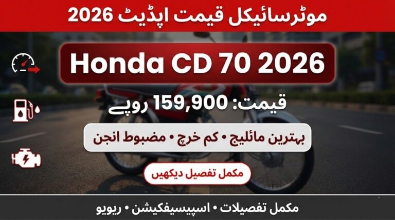Honda CD 70 Price for 2026 Revealed: Check the Latest Cost in Pakistan