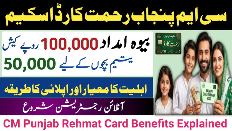 Rehmat Card Benefits Explained - Complete Guide, Eligibility & Benefits. pita.org.pk