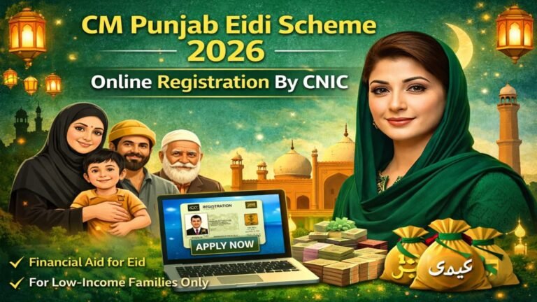 CM Punjab Eidi Scheme 2026