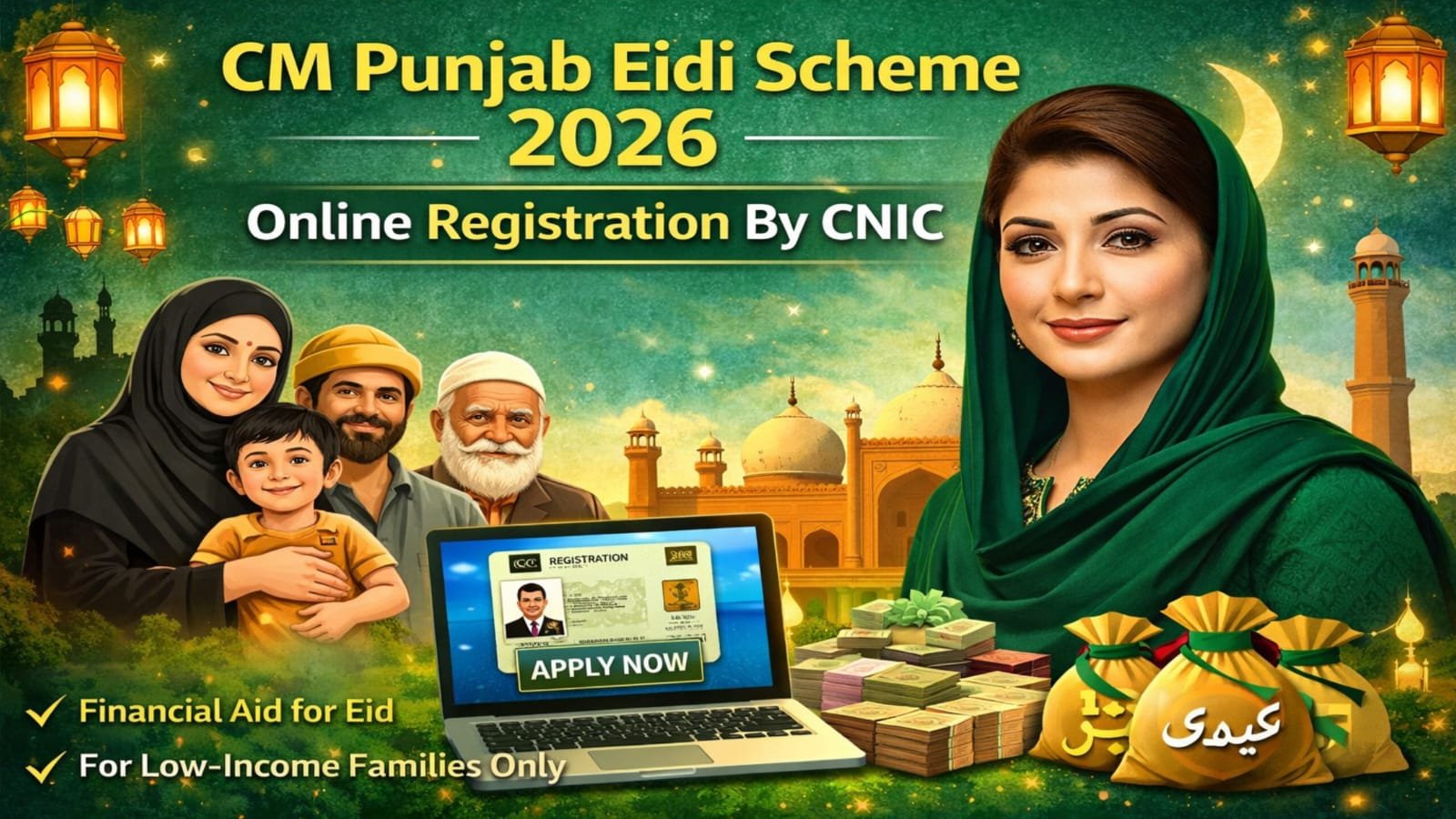CM Punjab Eidi Scheme 2026
