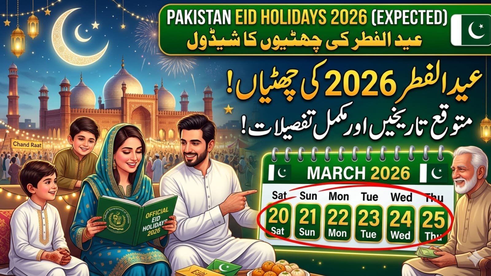 Eid Holidays in Pakistan 2026 – Expected Dates & Updates.pita.org.pk