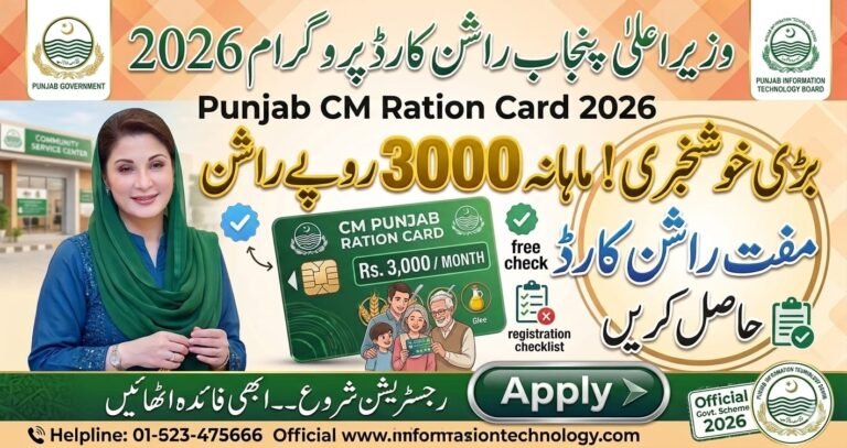 CM Punjab Ration Card 2026
