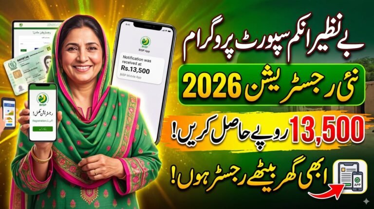 BISP 2026 Registration Online.pita.org.pk