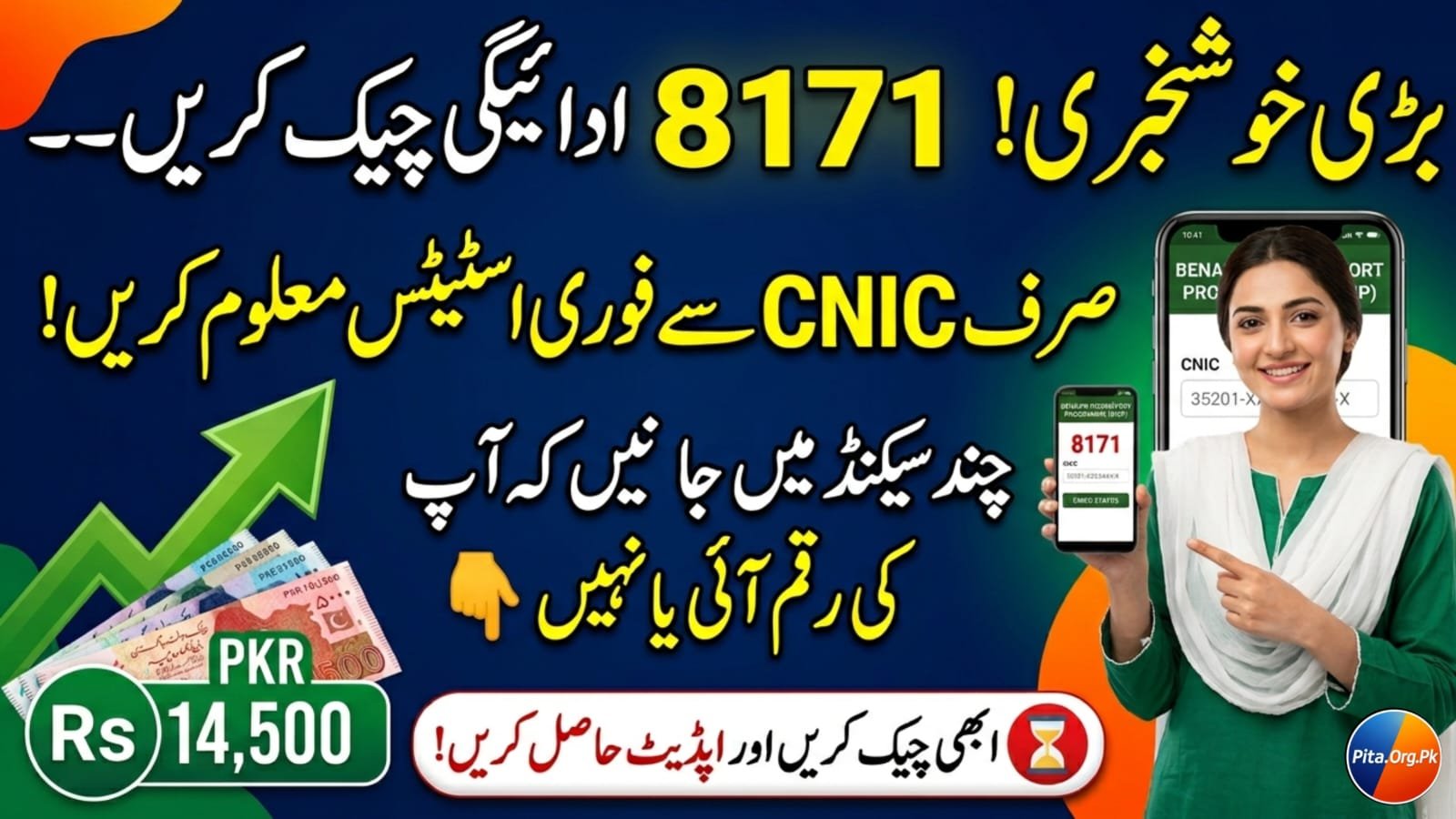8171 Payment CNIC Check Online 2026.pita.org.pk