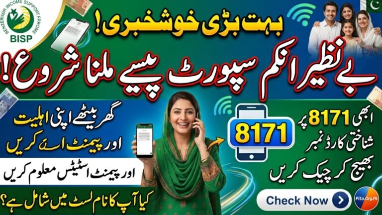 BISP 8171 Check Online CNIC April 2026