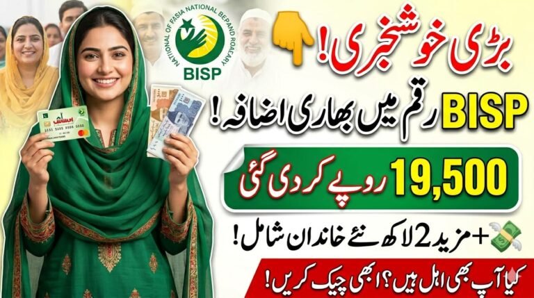BISP 2027 Payment Increase.pita.org.pk