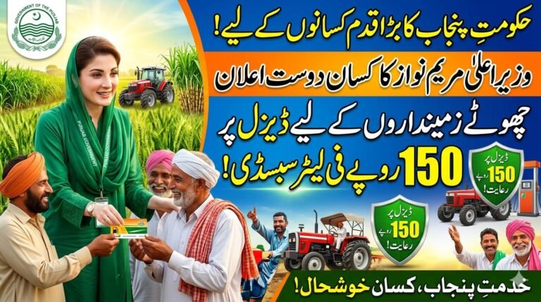 Rs. 150/Liter Diesel Subsidy for Wheat Farmers