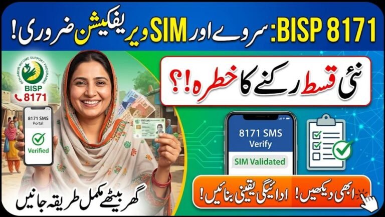 BISP 8171 Survey Update & SIM Verification.