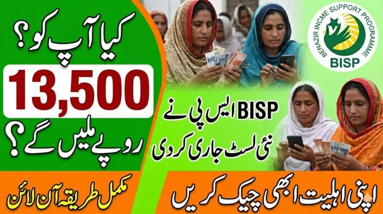 BISP 2026 Update: New Beneficiary List, Eligibility Check & How to Apply for Kafalat Program