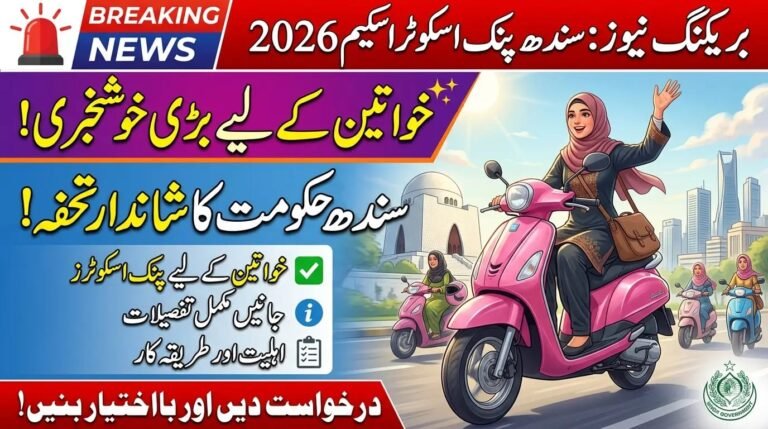 Sindh Pink Scooters Scheme 2026