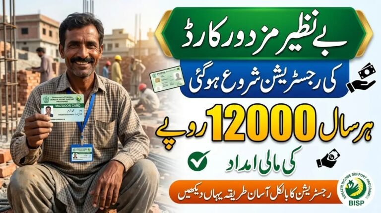 BISP Mazdoor Card Registration 2026