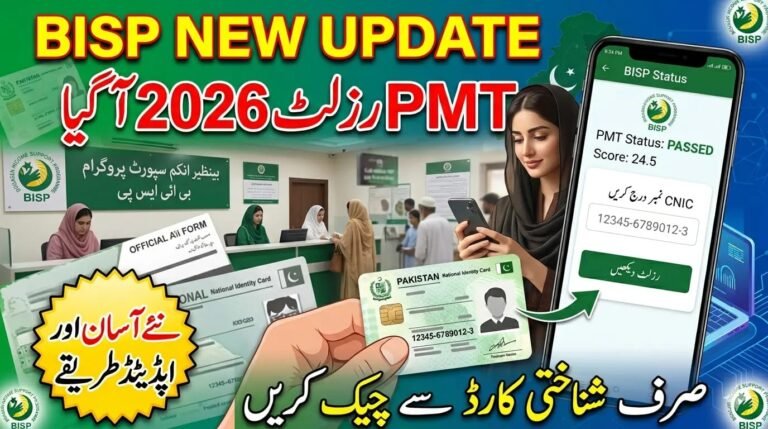 PMT Score Check Online by CNIC 2026